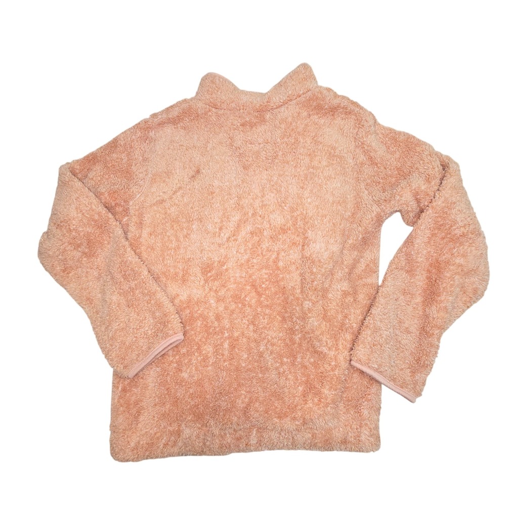 BSP Better Sports Performance Womens Large Peach Sherpa Fleece 1/4 Zip Pullover - Picture 2 of 8